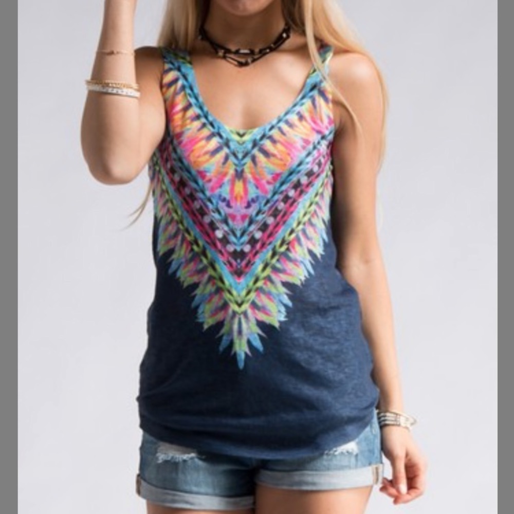 Feather tank top